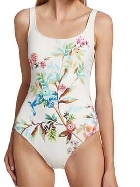 Johnny Was  - Lei Floral one Piece Bathing Suit - Size XL NWT